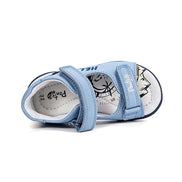 ponte20 boy supinated sandals (da05-6-1451) sandals uk close up of material and stitching details