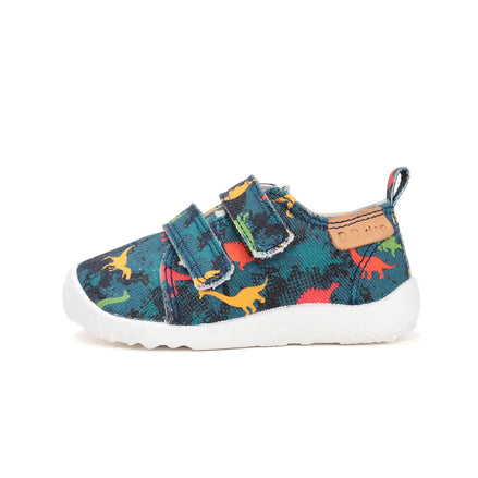 d.d.step boys barefoot/ water-repellence/canvas (c086-52562a) shoes uk main view showing overall design for toddlers