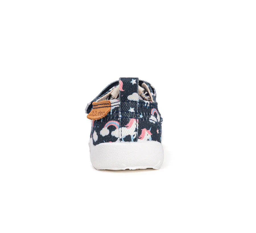 d.d.step girls barefoot/ water-repellence/canvas (c086-52832) shoes uk product image showing details
