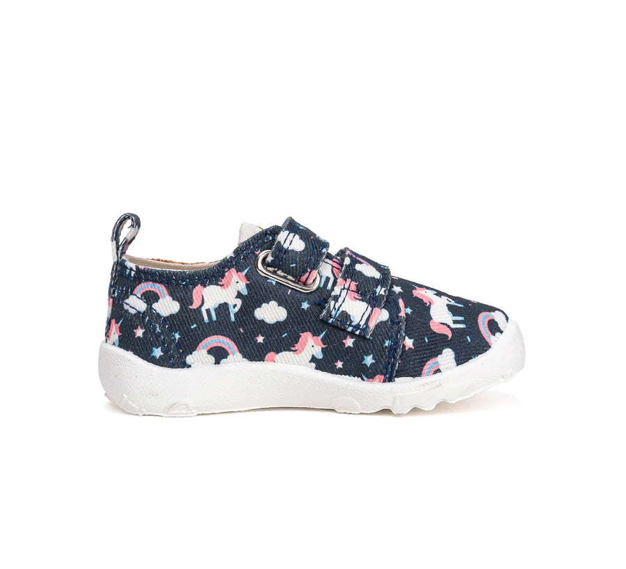 d.d.step girls barefoot/ water-repellence/canvas (c086-52832) shoes uk product image showing details