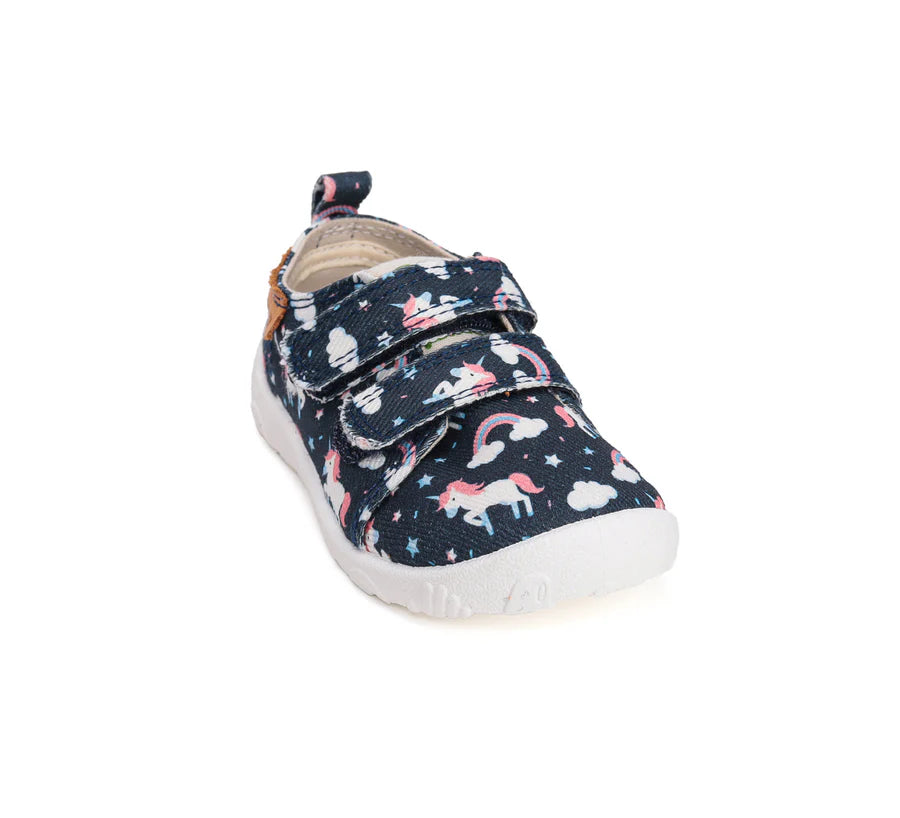 d.d.step girls barefoot/ water-repellence/canvas (c086-52832) shoes uk product image showing details