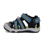 d.d.step boys' quick dry sandals (g065-51748b) sandals uk side view highlighting sole flexibility and shape