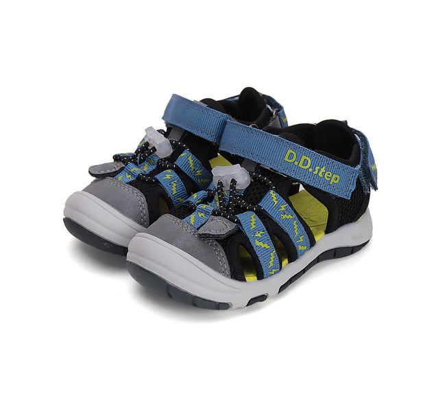 d.d.step boys' quick dry sandals (g065-51748b) sandals uk main view showing overall design for toddlers