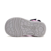 d.d.step girl quick dry sandals (g065-51748d) sandals uk close up of material and stitching details