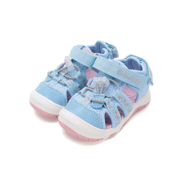 d.d.step girls' quick dry sandals (g065-51748e) sandals uk main view showing overall design for toddlers