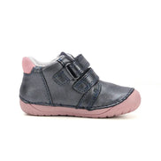 d.d.step girl barefoot shoes (s070-52656a) shoes uk side view highlighting sole flexibility and shape