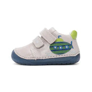d.d.step leather barefoot boy shoes (s070-61420a) shoes uk main view showing overall design for toddlers