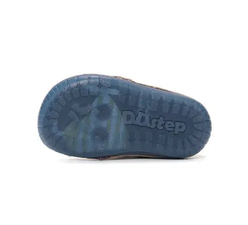 d.d.step leather barefoot boy shoes (s070-61420a) shoes uk product image showing details