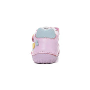 d.d.step bird girl barefoot leather shoes (s070-61646a) shoes uk product image showing details