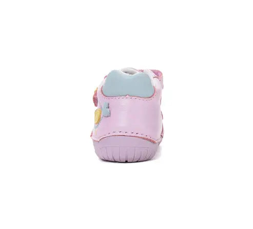 d.d.step bird girl barefoot leather shoes (s070-61646a) shoes uk product image showing details