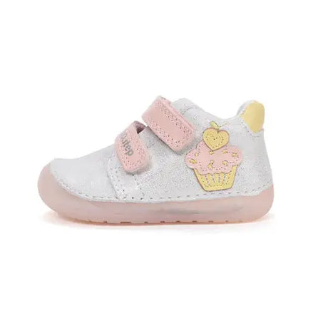 d.d.step girl barefoot shoes (s070-61798a) shoes uk main view showing overall design for toddlers