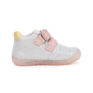 d.d.step girl barefoot shoes (s070-61798a) shoes uk close up of material and stitching details
