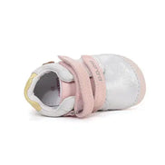 d.d.step girl barefoot shoes (s070-61798a) shoes uk side view highlighting sole flexibility and shape