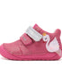 D.D.Step bird design barefoot leather shoes for toddler girls with flexible sole