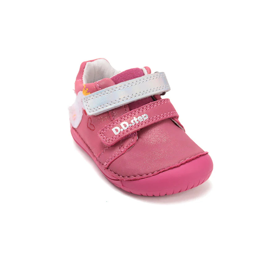 D.D.Step barefoot leather shoes for girls