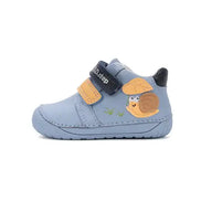 d.d.step boy barefoot shoes (s070-61995a) shoes uk side view highlighting sole flexibility and shape