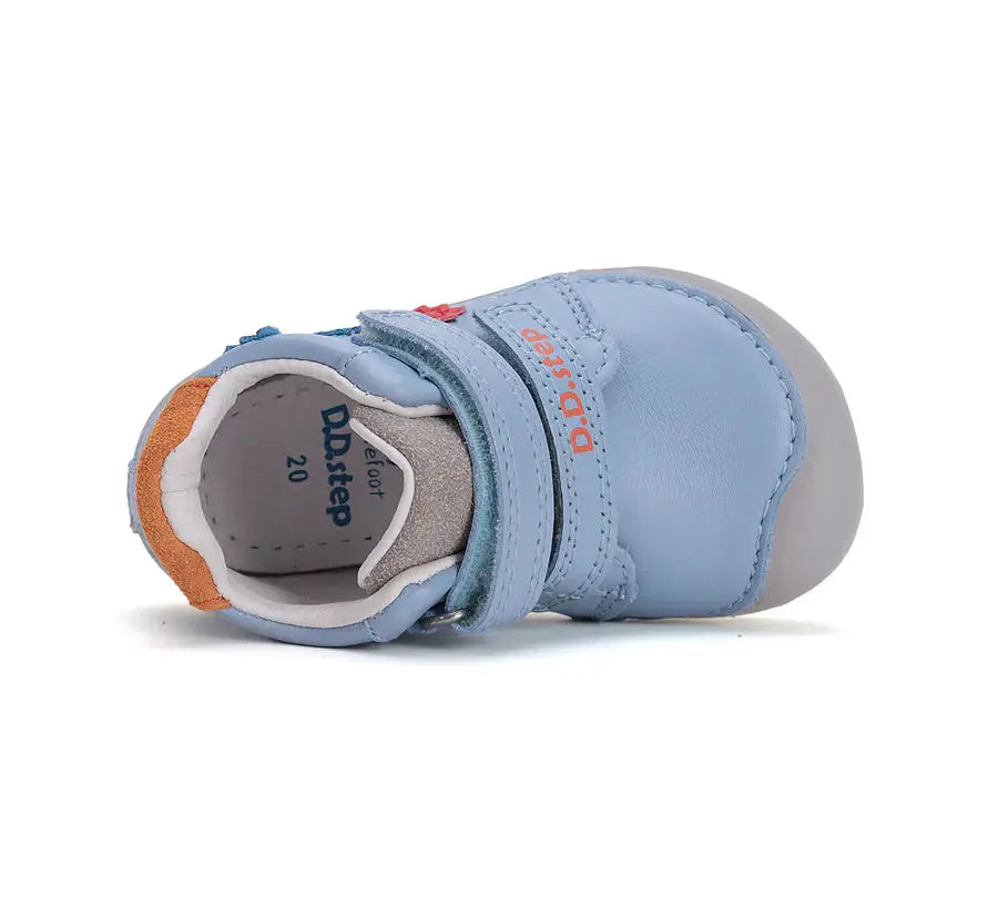 d.d.step boy barefoot leather shoes uk product image showing details