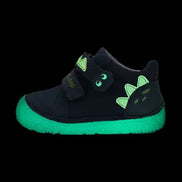 d.d.step boy barefoot shoes (s073-52875) shoes uk side view highlighting sole flexibility and shape