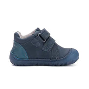 d.d.step boy barefoot shoes (s073-52875) shoes uk close up of material and stitching details