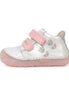 d.d.step girl barefoot leather shoes (s073-61866) shoes uk main view showing overall design for toddlers