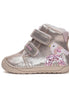 d.d.step little girl barefoot padded ankle boots (w070-52624a) boots uk main view showing overall design for toddlers