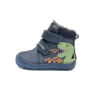 d.d.step boy barefoot winter shoes shoes uk main view showing overall design for toddlers