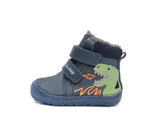 d.d.step boy barefoot winter shoes shoes uk main view showing overall design for toddlers