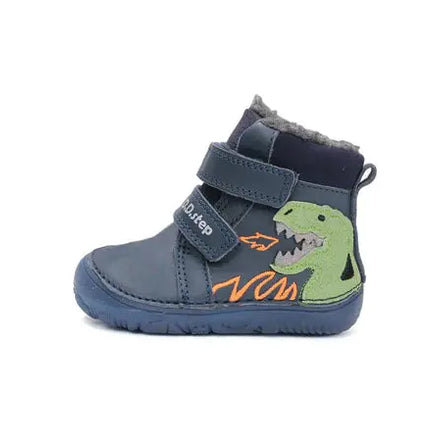 d.d.step boy barefoot winter shoes shoes uk main view showing overall design for toddlers