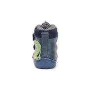 d.d.step boy barefoot winter shoes shoes uk close up of material and stitching details