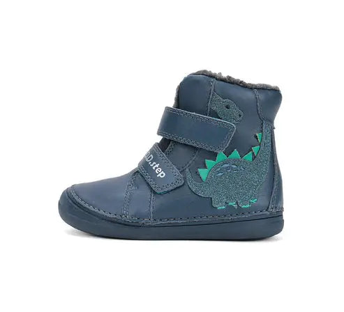 d.d.step boy winter boots boots uk main view showing overall design for toddlers