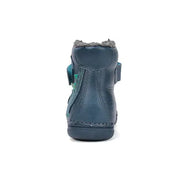 d.d.step boy winter boots boots uk side view highlighting sole flexibility and shape