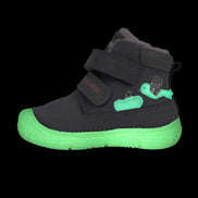 d.d.step little girl padded ankle boots (w082-52314b) boots uk side view highlighting sole flexibility and shape