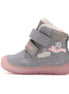 d.d.step little girl padded ankle boots (w082-52314b) boots uk main view showing overall design for toddlers