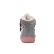 d.d.step little girl padded ankle boots (w082-52314b) boots uk product image showing details