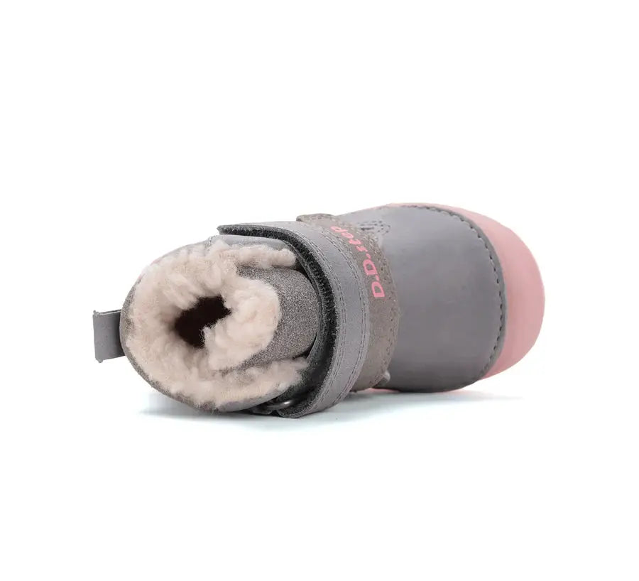 d.d.step little girl padded ankle boots (w082-52314b) boots uk product image showing details