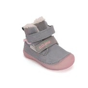 d.d.step little girl padded ankle boots (w082-52314b) boots uk product image showing details